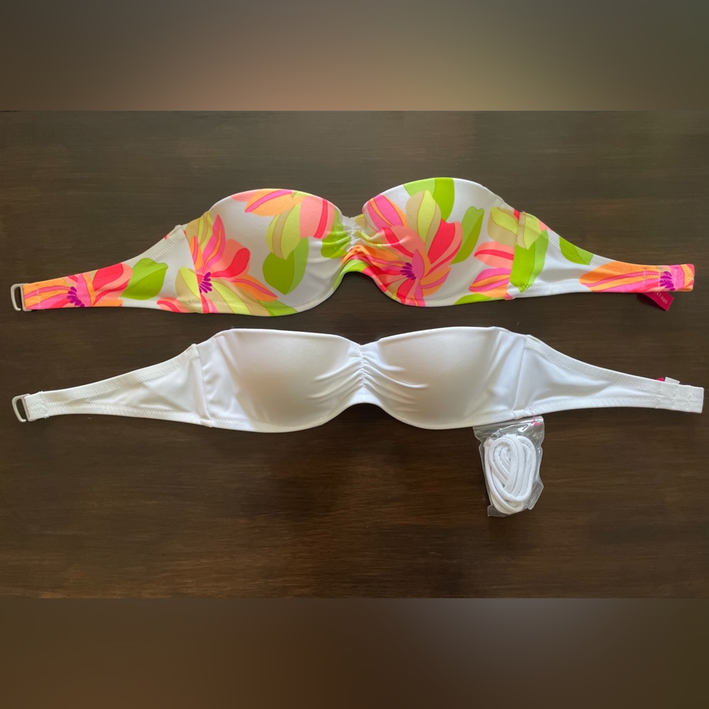 Victoria’s Secret Strapless Bandeau Bikini Tops 🌸